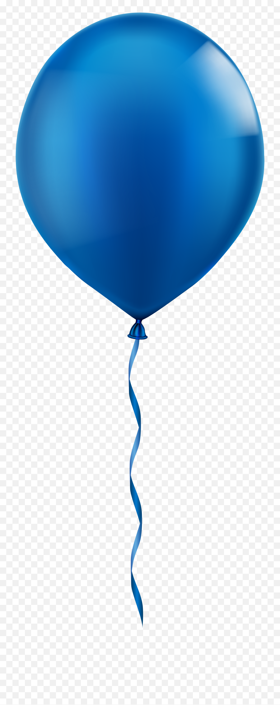 Single Transparent Background Balloon Clipart - Transparent Background Blue Balloon Clipart Emoji,Baloon Emoji