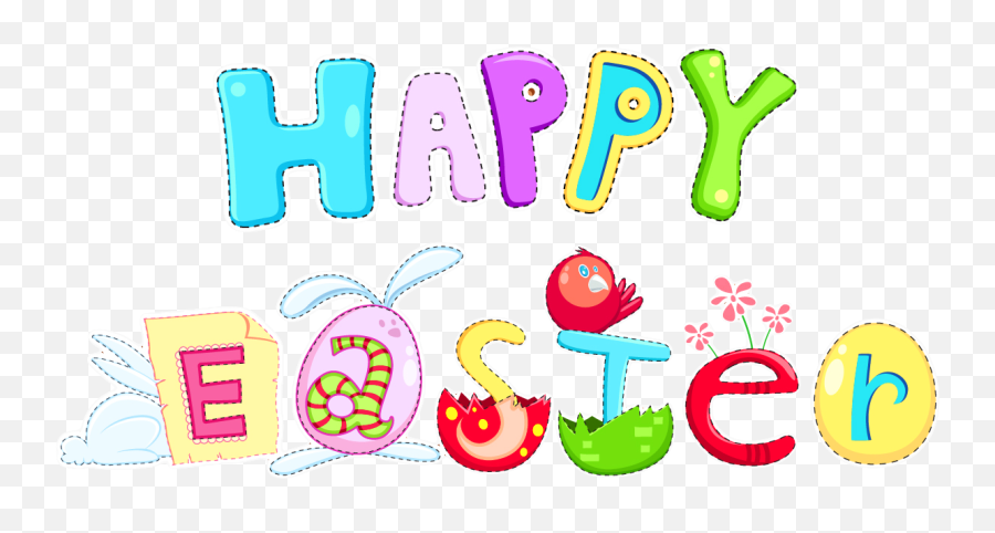 Easter Images Clipart - Happy Easter Text Png Emoji,Happy Easter Emoji