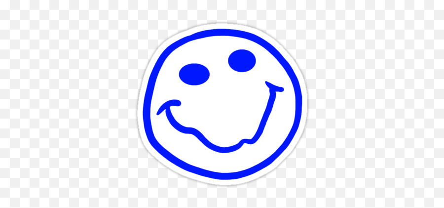 Blue Smiley Face Png - Nirvana Smiley Face Png Emoji,Nirvana Emoji