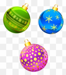 Transparent Christmas Ornaments Clipart Gallery Yopriceville - Tree Emoji
