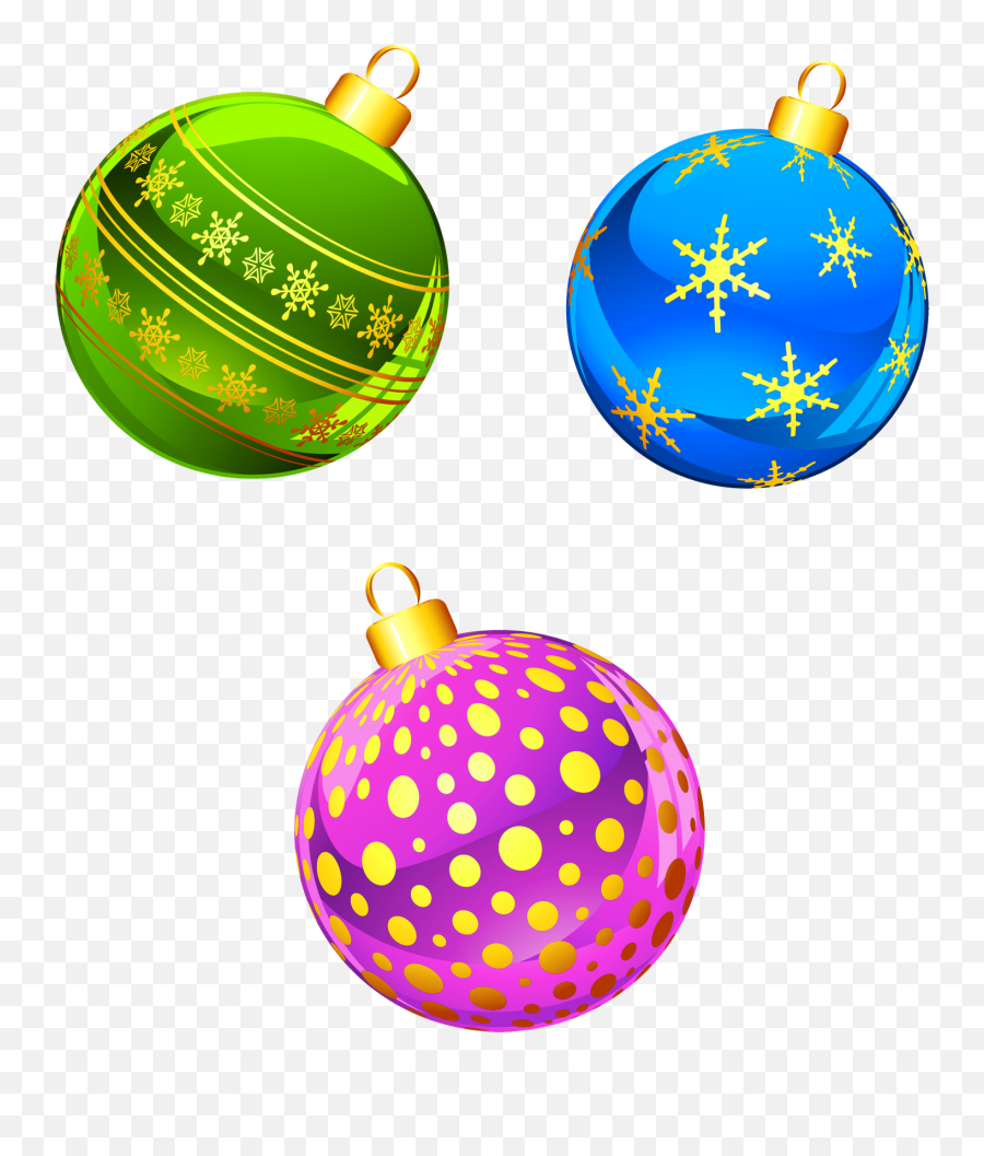 Transparent Christmas Ornaments Clipart Gallery Yopriceville - Christmas Tree Clipart Ornament Emoji,Emoji Christmas Ornaments