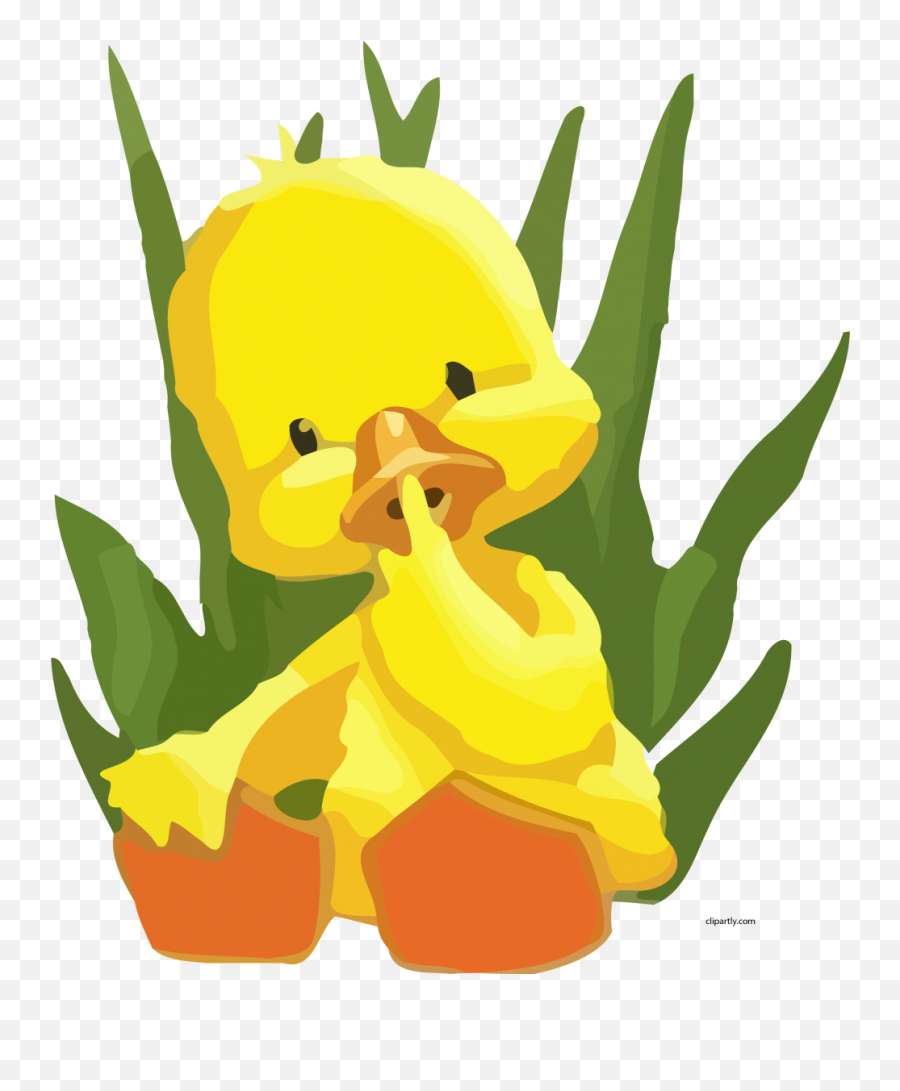 Shh Baby Duck Clipart Png - Free Clipart Duck Sitting Emoji,Shh Emoticon