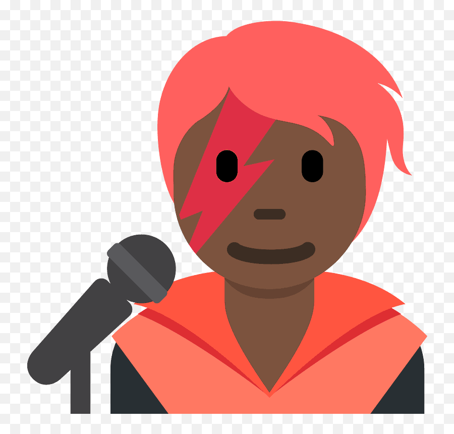Singer Emoji Clipart - Spokesperson,Singing Emoji