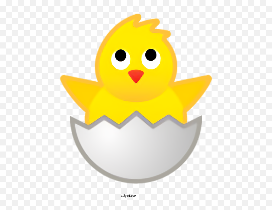 Holidays Yellow Cartoon Smiley For Easter - Easter Clipart Chick Emoji,Autism Emoji