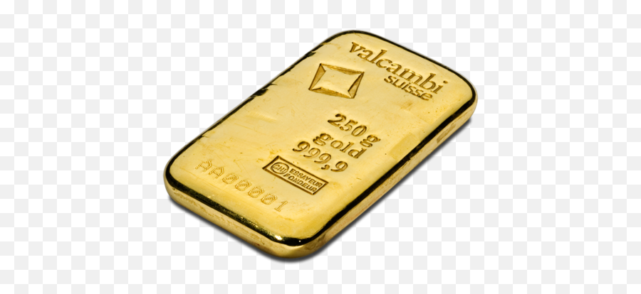 Investment Gold Bar 250 G - Valcambi Gold Bar Emoji,Gold Bar Emoji