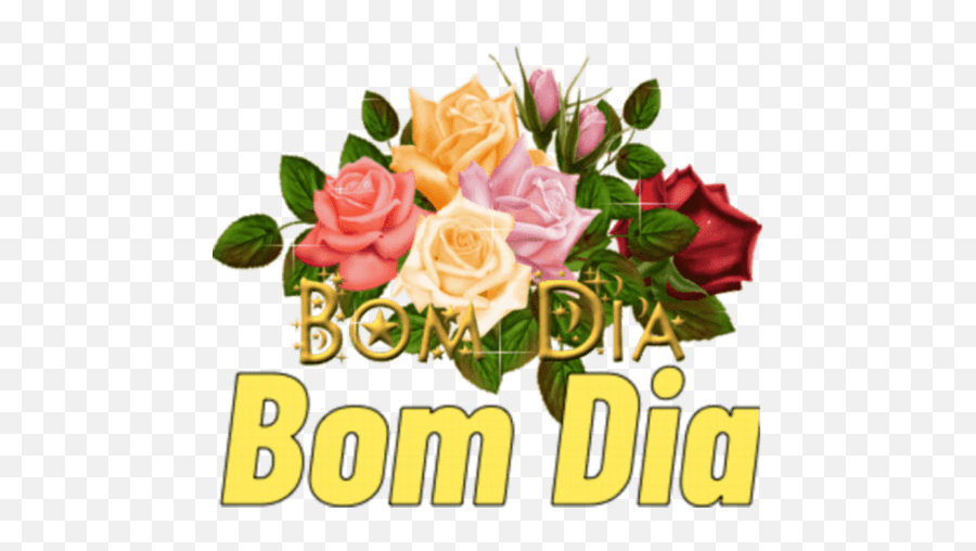 Bom Dia - Spring Flower Animated Gif Emoji,Dabb Emoji