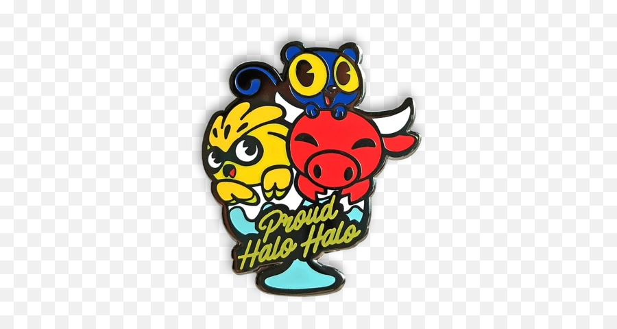 Ph Series Halo - Halo Enamel Pin Happy Emoji,Twinning Emoji
