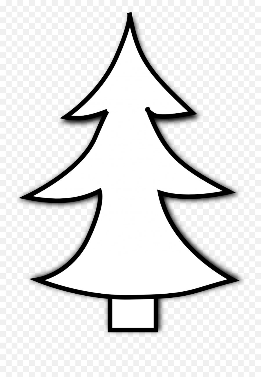 Christmas Emoji Clipart - Black And White Tree Clipart,Free Christmas Emoji