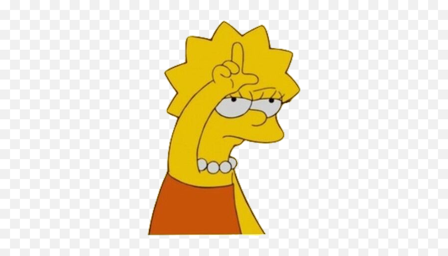 Simpsons Wallpaper Lisa Loser - Lisa Simpson Loser Png Emoji,Loser Emoji Iphone