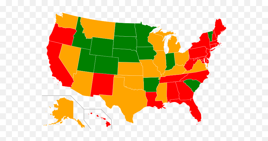 Map Of Us State Bicycle Laws - Linguas Faladas Nos Estados Unidos Emoji,Alaska Flag Emoji