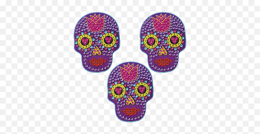 Pretty Sugar Skull 3 - Smile Emoji,Sugar Skull Emoji