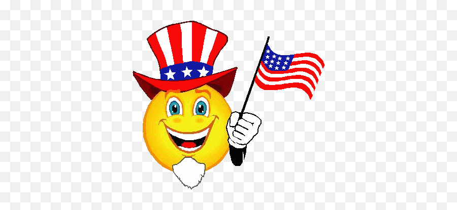 American Legion Auxiliary Department Of - Uncle Sam Clip Art Emoji,Patriotic Emoticon