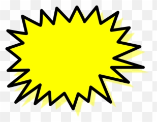 Explosion Clipart Yellow Explosion - Yellow Explosion Clipart Emoji,Vase Bomb Emoji