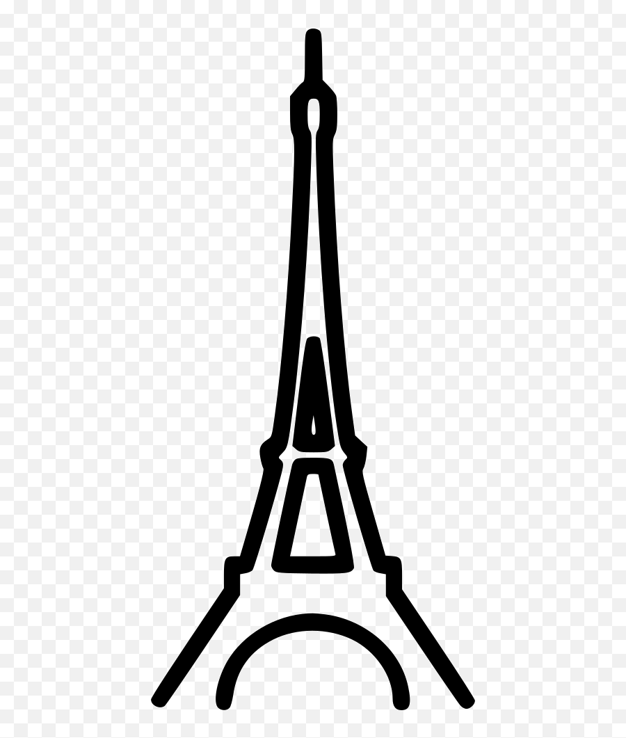 Desenho Torre Eiffel Fundo Transparente - Silhueta Torre Eiffel Png Emoji,Eiffel Tower Emoticon
