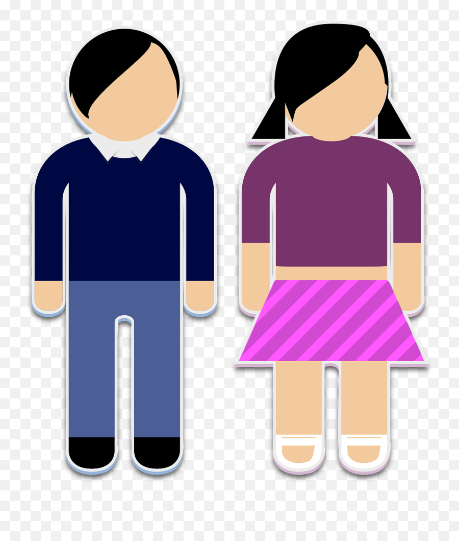Boy Girl Brother Sister People - Boy And Girl Graphic Emoji,Brother And Sister Emoji