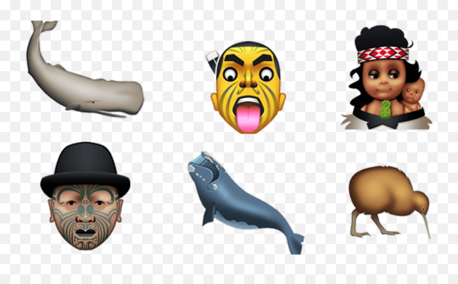 Emoji - Maori Emoji,Male Shrug Emoji