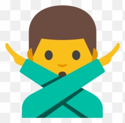 Emoji U1f645 200d 2642 - Gesto De Nao