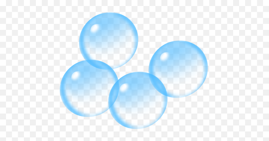 Blue Bubbles - Bubble Clipart Transparent Background Emoji,Balloon Emoji