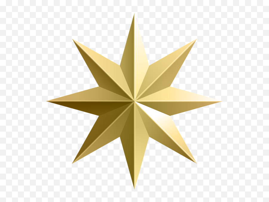Clipart Plane Gold Transparent - Gold Christmas Star Clipart Emoji,Emoji Plane And Letter
