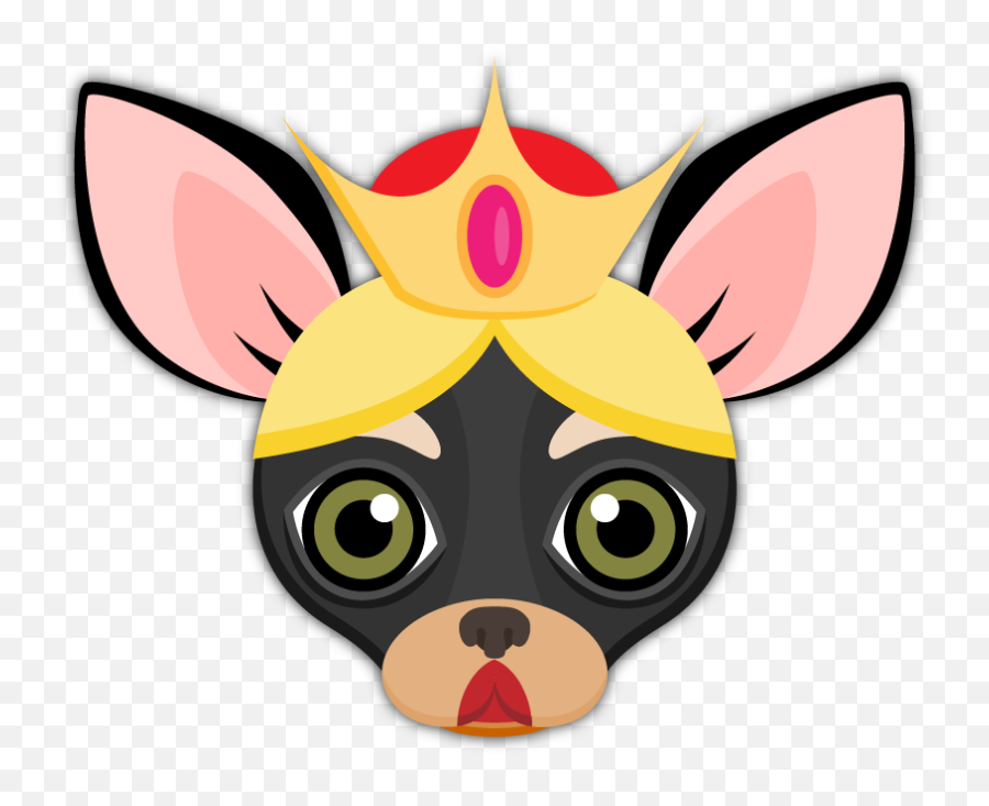 Black Tan Chihuahua Emoji Stickers For Imessage - Dog,Prince Emoji