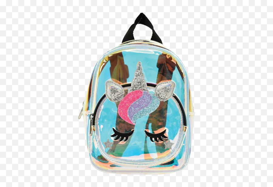 Unicorn Iridescent Mini Backpack - Diaper Bag Emoji,Unicorn Emoji Hat