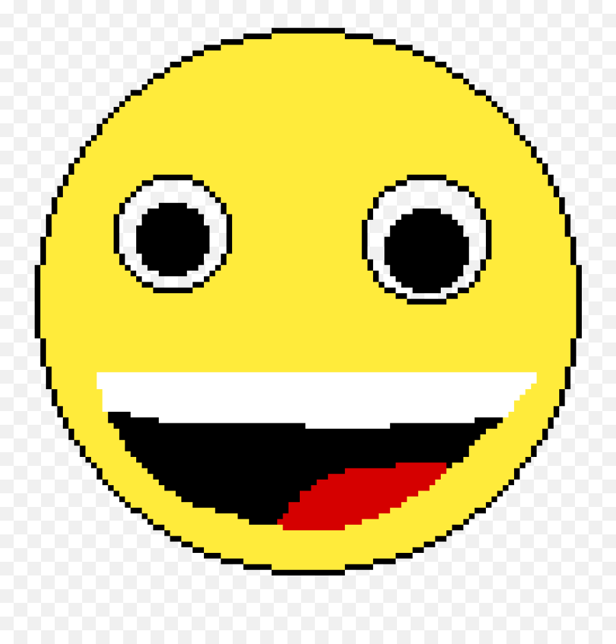 Pixilart - Pixel Circle Emoji,Happy Emoji