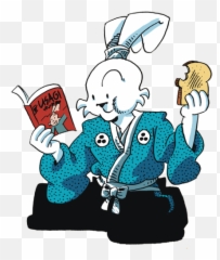 Usagi Yojimbo Emoji - Cartoon,Emoji Samurai