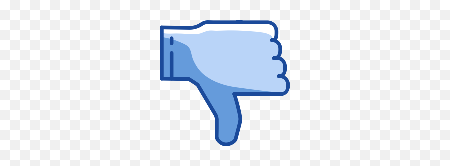 Disapproved Reaction Thumbs Down - Facebook Reaction Unlike Emoji,Thumbs Down Emoji Facebook
