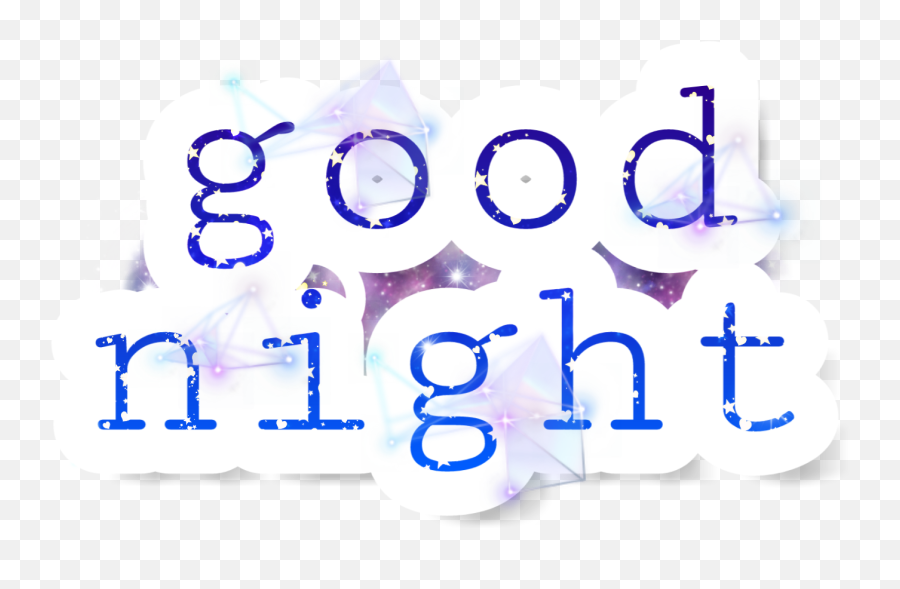 Goodnight Text - Sticker By Vikaoktyabrskaya Darkness Emoji,Goodnight Emoji Text