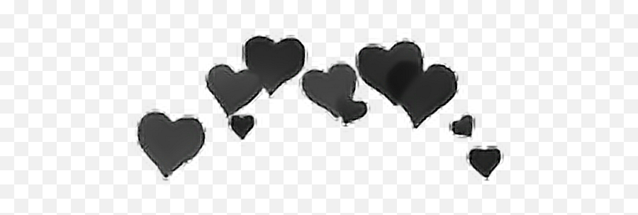 Heart Crown Png Picture 553570 Heart Crown Png - Black Heart Crowns Png Emoji,Heart Emoji Backgrounds