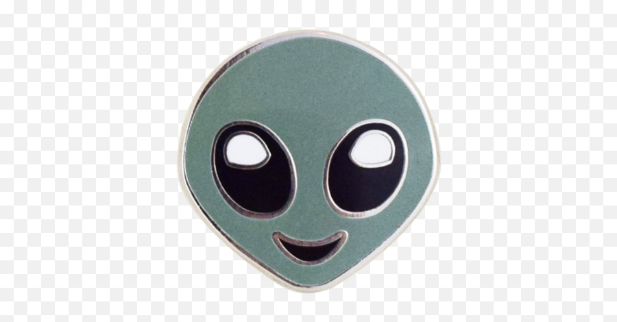 Download Alien Emoji Pin - Circle,Safety Pin Emoji