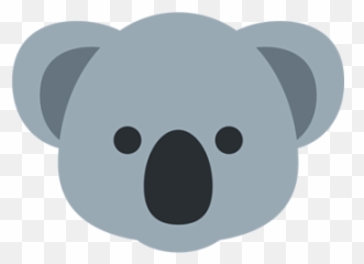 Cute Koala Bear Emoji Beach Sheet - Icon Png