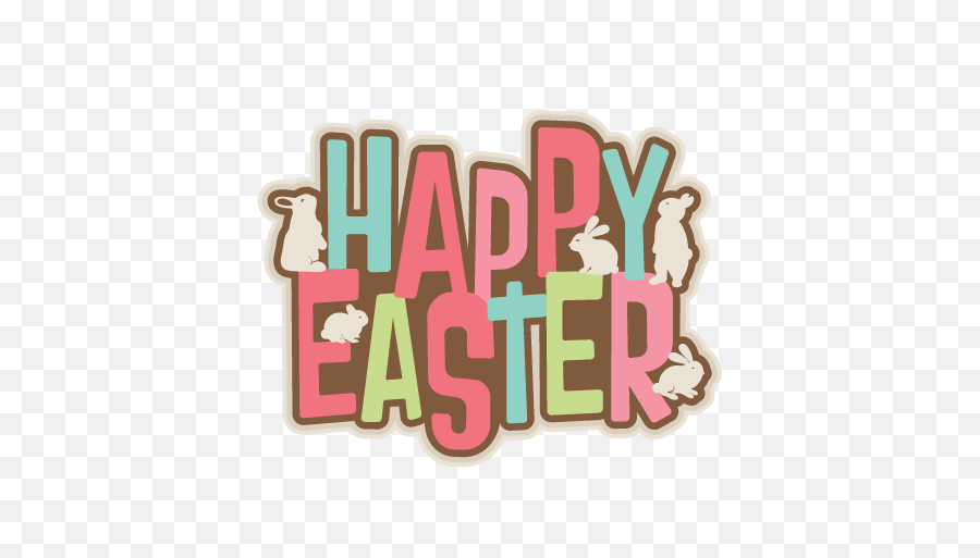 Happy Easter Background Transparent Png Clipart Free - Clipart Happy Easter Words Emoji,Happy Easter Emoji