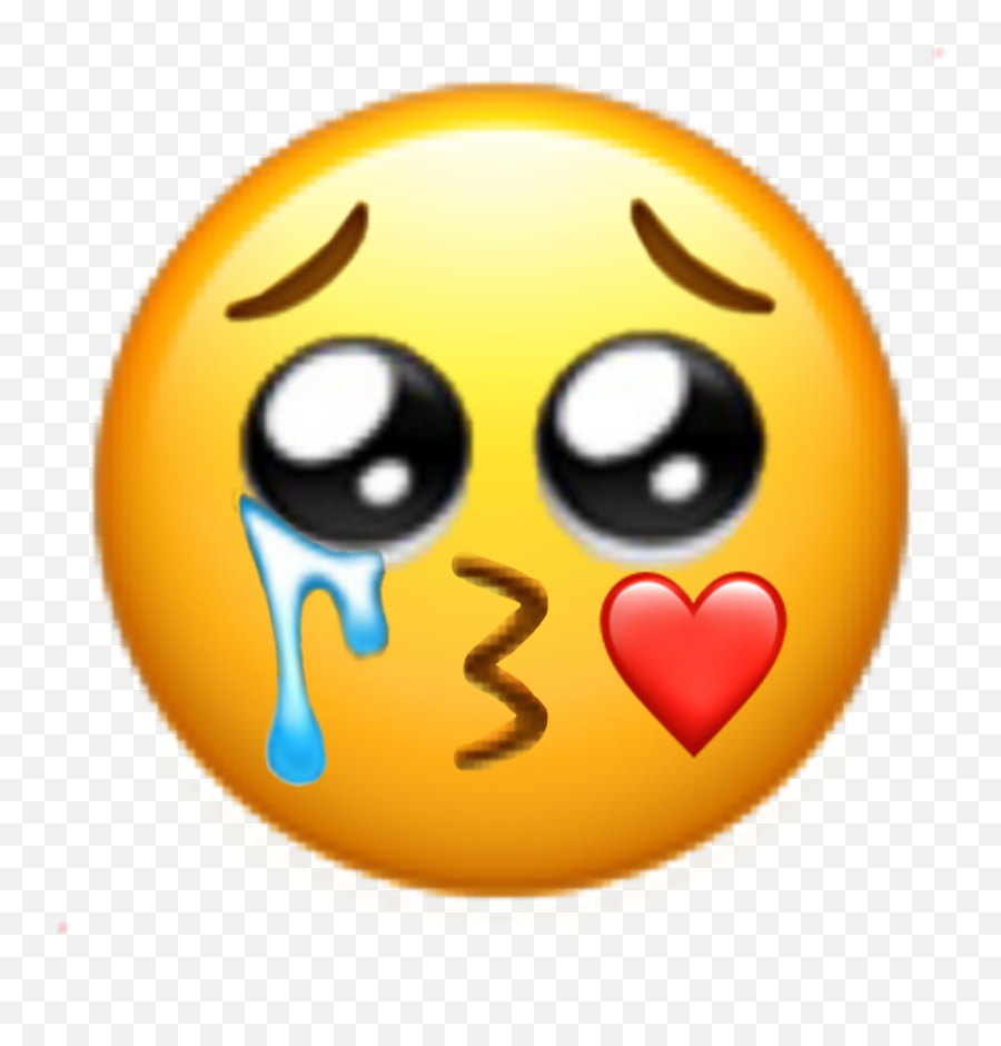 Love Sad Dontcopyme Sticker - Happy Emoji,Hardon Emoji
