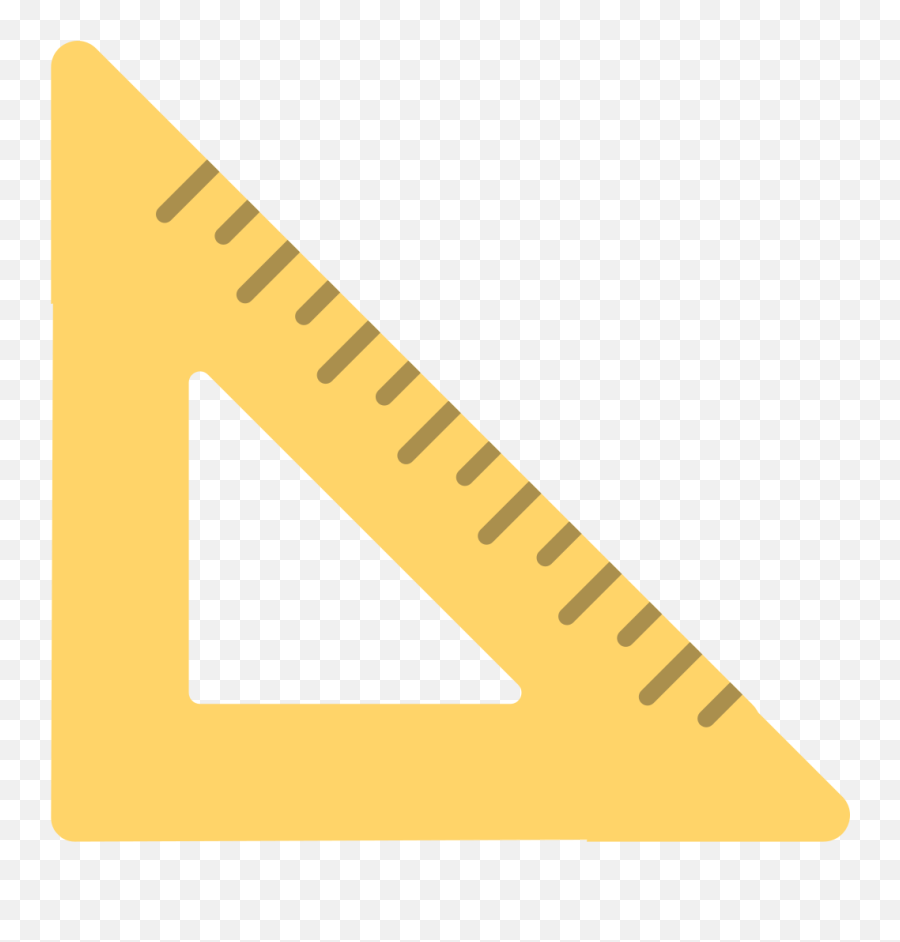 Fxemoji U1f4d0 - Triangular Ruler Emoji,Saw Emoji