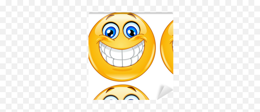 Big Smile Emoticon Wallpaper Pixers - Toothless Smile Cartoon Emoji,Big Smile Emoticon