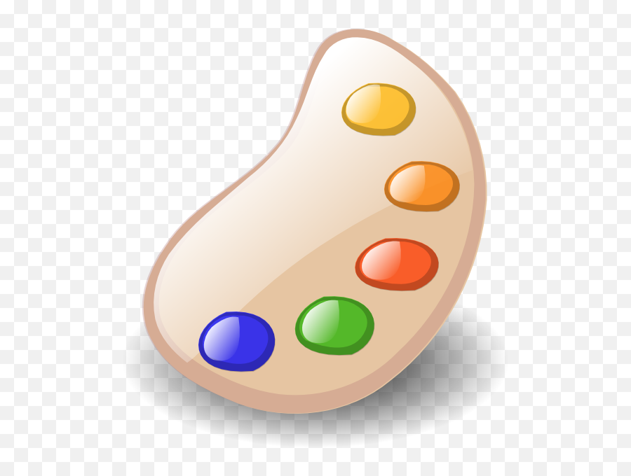 Paint Palette Clipart Png - Colour Palette Clipart Emoji,Palette Emoji