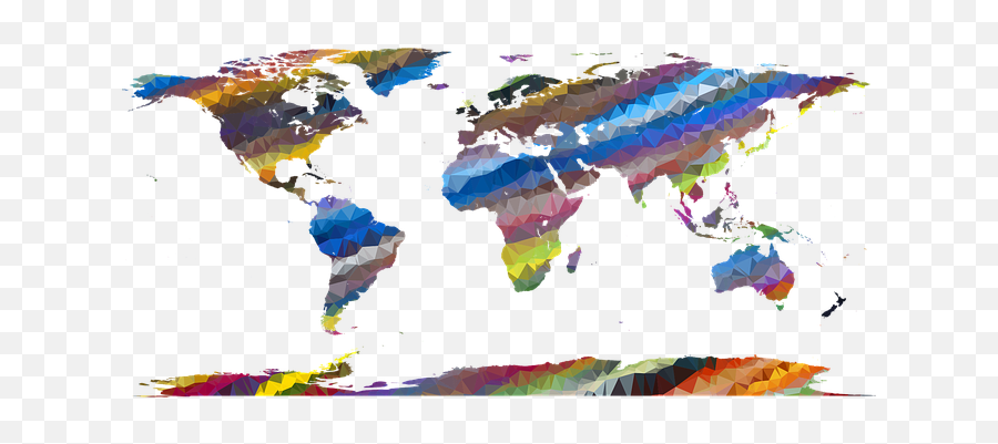 Free Continent Globe Vectors - World Map With Antarctica Png Emoji,Pan African Flag Emoji