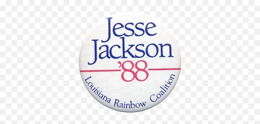 1988 Jesse Jackson For President - Label Emoji,P Button Emoji
