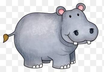 December Have The Heart Of A Hippo Clipart - Hippo Clipart Emoji,Hippo Emoji