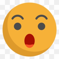 Surprised Emoji Png Icon - Surprised Emoji Vector Png,Surprised Emoji Transparent Background