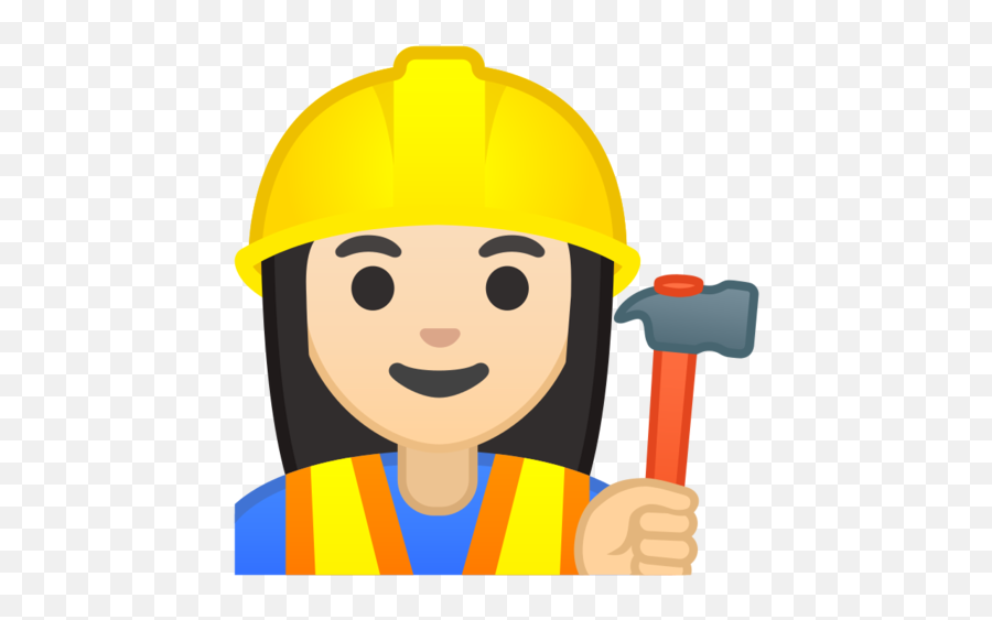 Light Skin Tone Emoji - Construction Worker Emoji Png,Lego Emojis