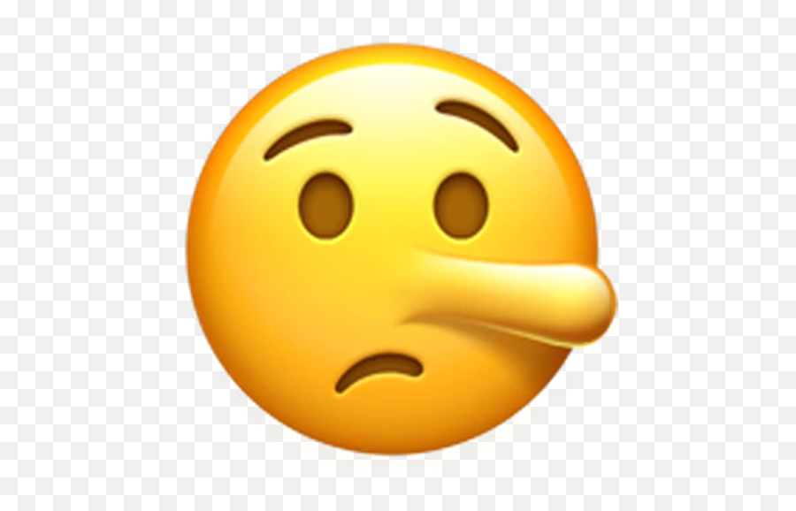 Sticker - Long Nose Emoji Meaning,Emoji 66