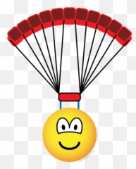 Emoticons Emofaces - Skydiving Smiley Emoji,Emoticone