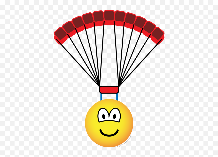 Emoticons Emofaces - Skydiving Smiley Emoji,Emoticone