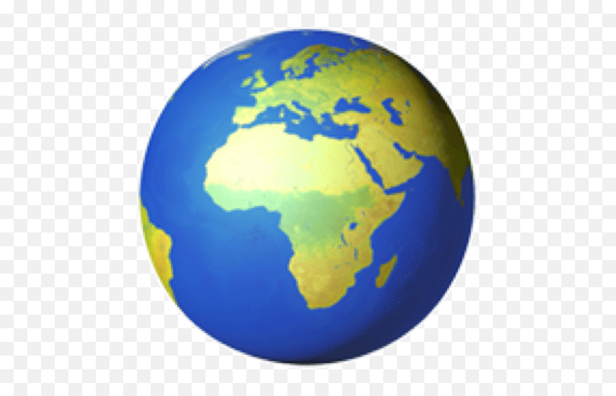 The Realistic Earth Emoji - Apple Earth Emoji Png,Earth Emoji