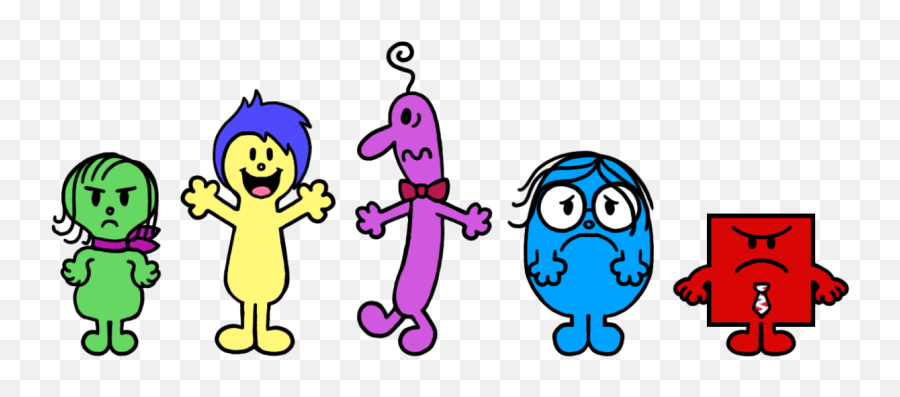 Inside Out Anger Png - The Emotions From Disneyu0026 Pixaru0027s Mr Men Little Miss Somersault Emoji,Redneck Emoji