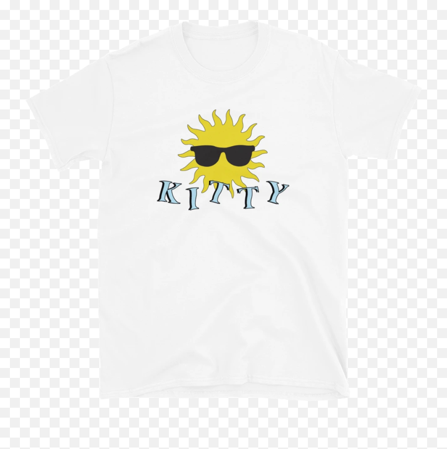 Kitty - Sunshine Tshirt White Crescent Emoji,Kitty Emoticon