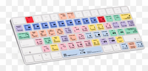 Adobe Premiere Pro CC shortcut keyboard Logickeyboard - Nakadka Klawiature Emoji