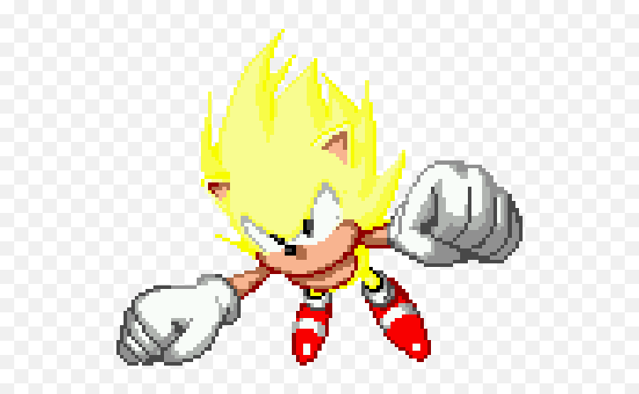 Matthewvanpelt On Scratch - Super Sonic Gif Sonic 2 Emoji,Sonic The Hedgehog Emoji